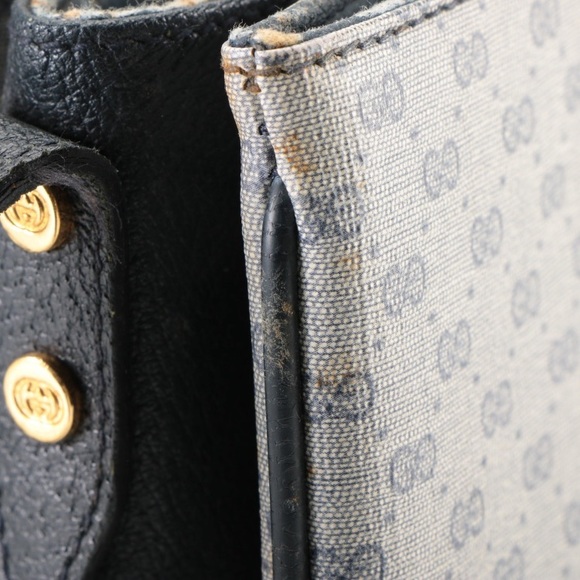 ⭐️ Vintage 1980’s Gucci Coated Canvas Leather Bag - Picture 16 of 16